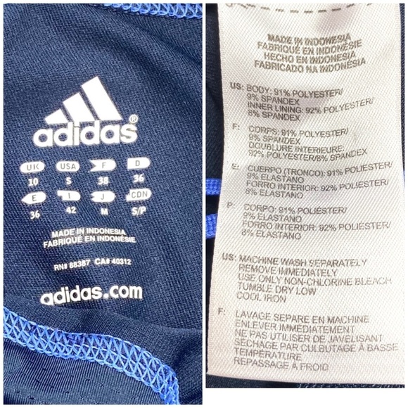 Adidas Active360 Capri Pants Navy Blue - Picture 5 of 8